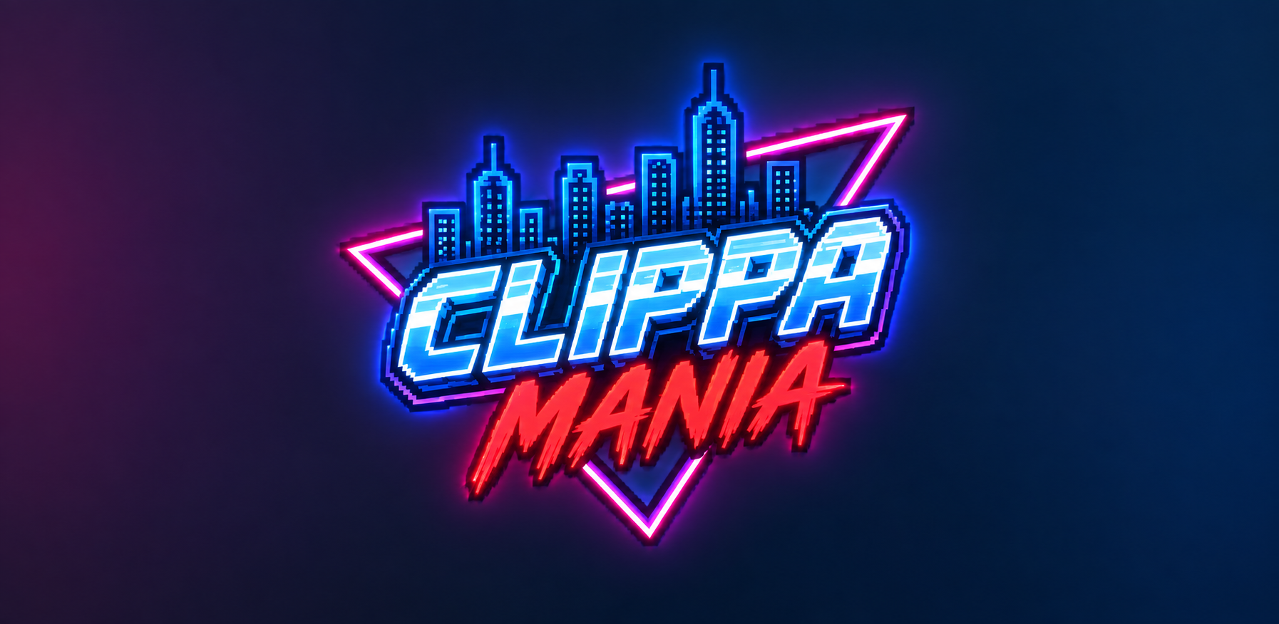 ClippaMania glowing logo